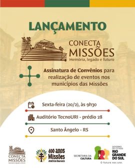 Ato de Lançamento do Conecta Missões: Memória, Legado e Futuro