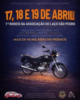 1º Rodeio da Associação do Laço São Pedro