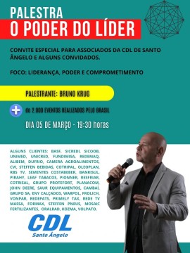 Palestra: O Poder do Líder