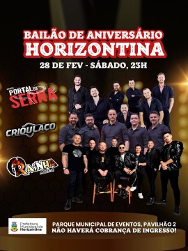Bailão de Aniversário Horizontina