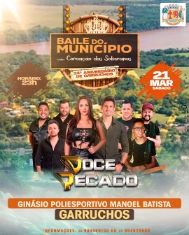 Baile do Município com Coroação das Soberanas - 34º Aniversário de Garruchos