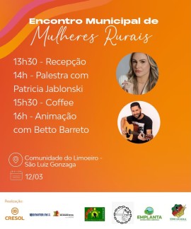 Encontro Municipal de Mulheres Rurais