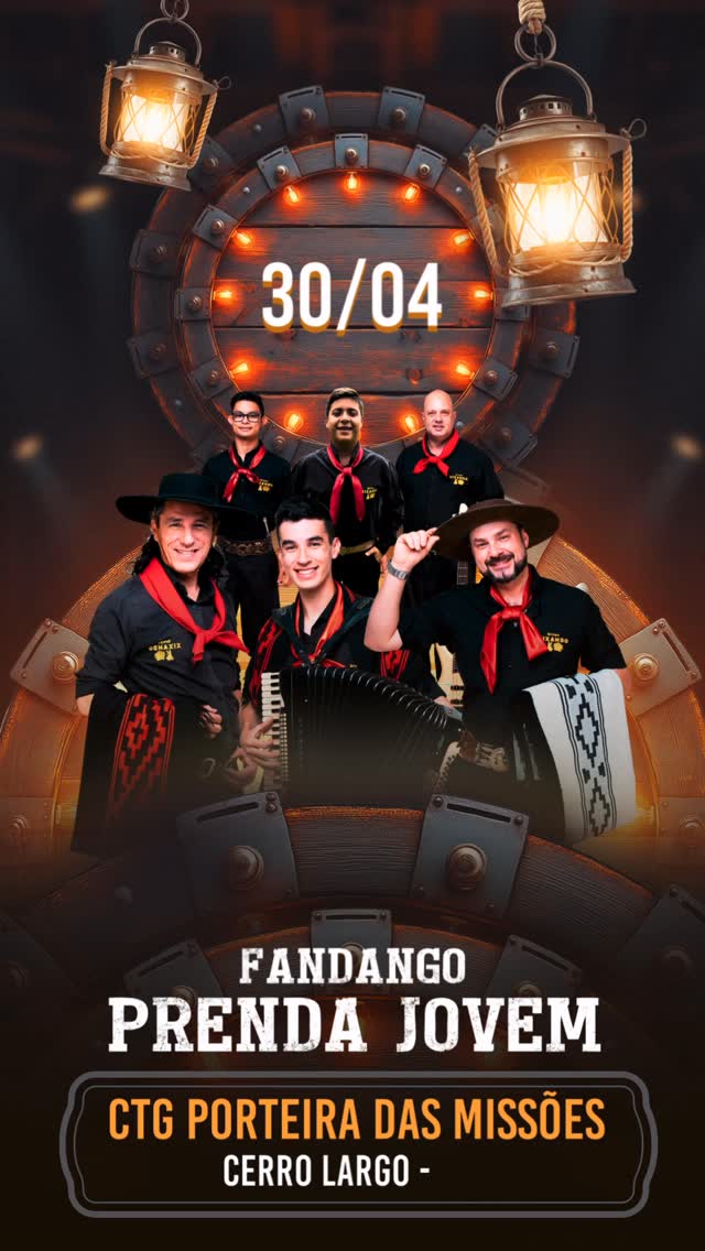 Fandango Prenda Jovem - Baile no CTG Porteira das Missões