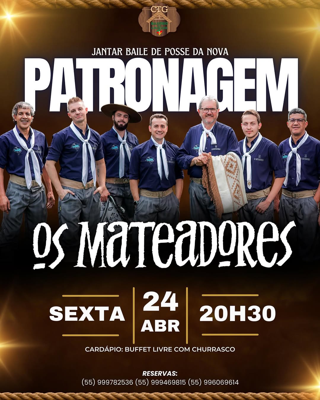 Jantar Baile de Posse da Nova Patronagem - Os Mateadores