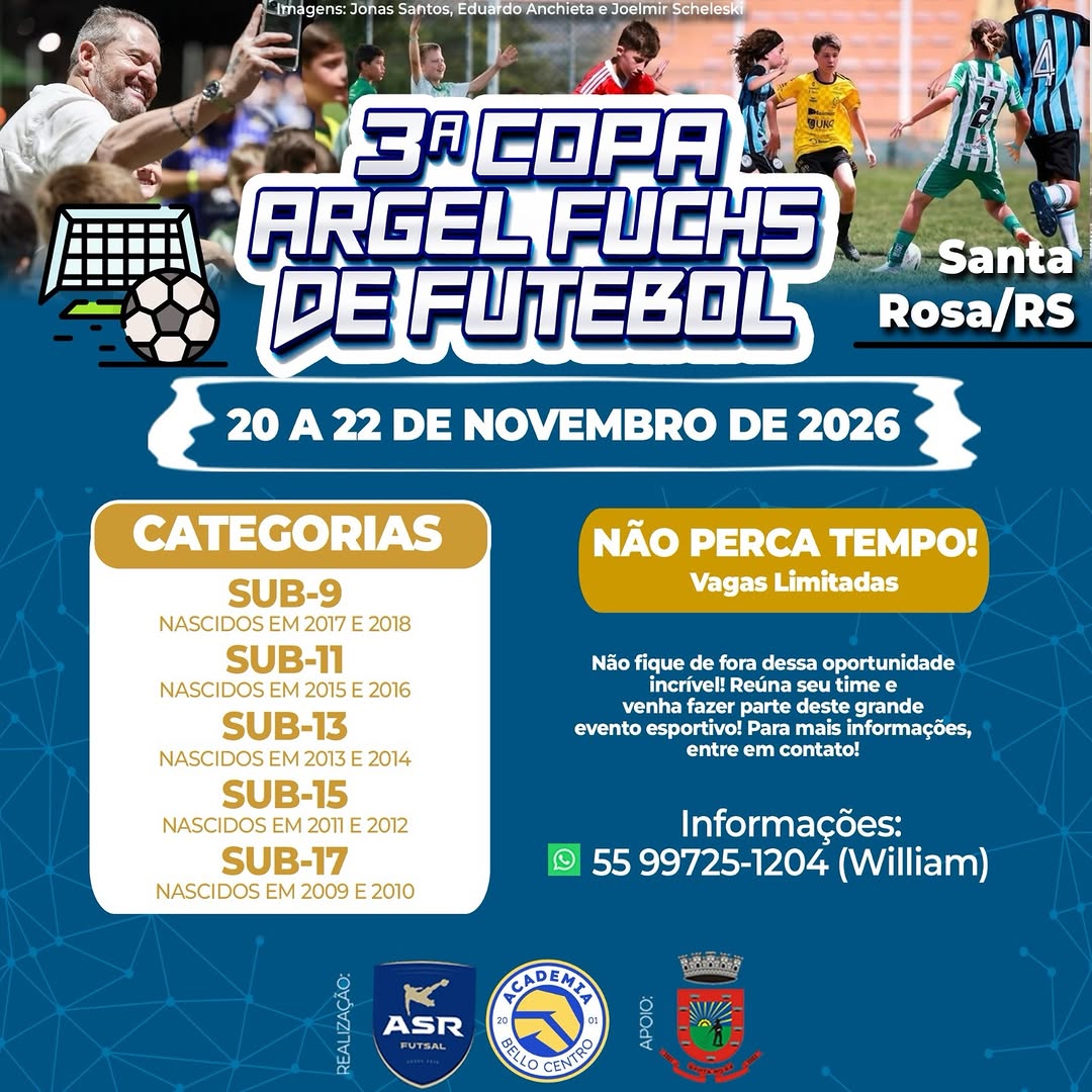 3ª Copa Argel Fuchs de Futebol