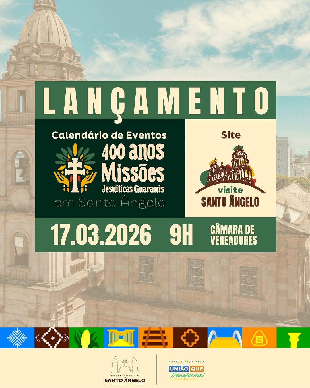 Lançamento do Calendário dos 400 Anos das Missões e site Visite Santo Ângelo