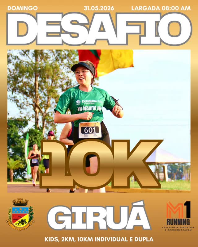 Desafio 10K Giruá - 4ª Etapa do Circuito Noroeste Missões 2026