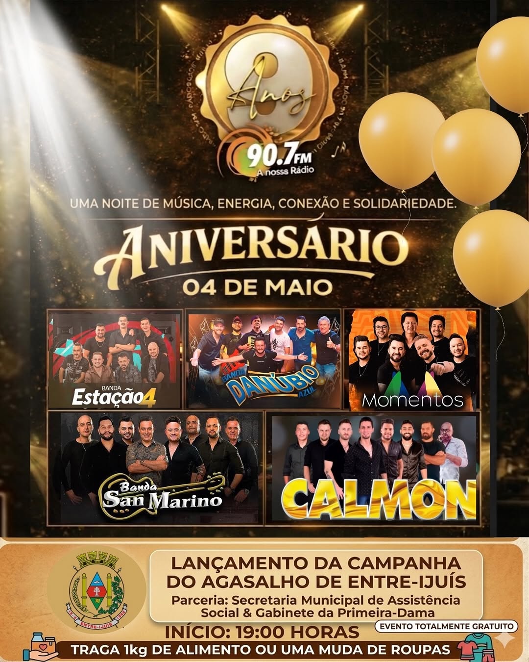 Aniversário 90.7 FM - 9 anos