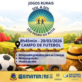 Jogos Rurais Sol a Sol - São Pedro do Butiá