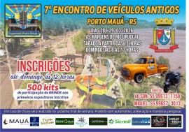 7º Encontro de Veículos Antigos - Porto Mauá