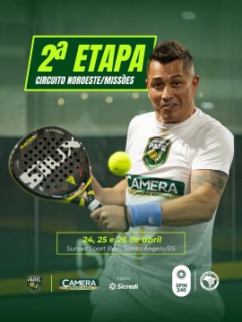 2ª Etapa - Circuito Noroeste/Missões da Liga Gaúcha de Padel