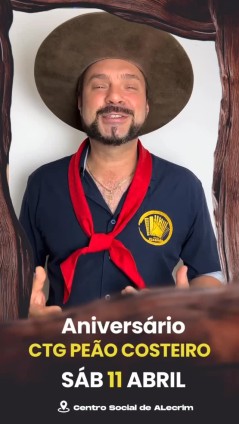 Aniversário CTG Peão Costeiro - Fandango com Grupo Xixando