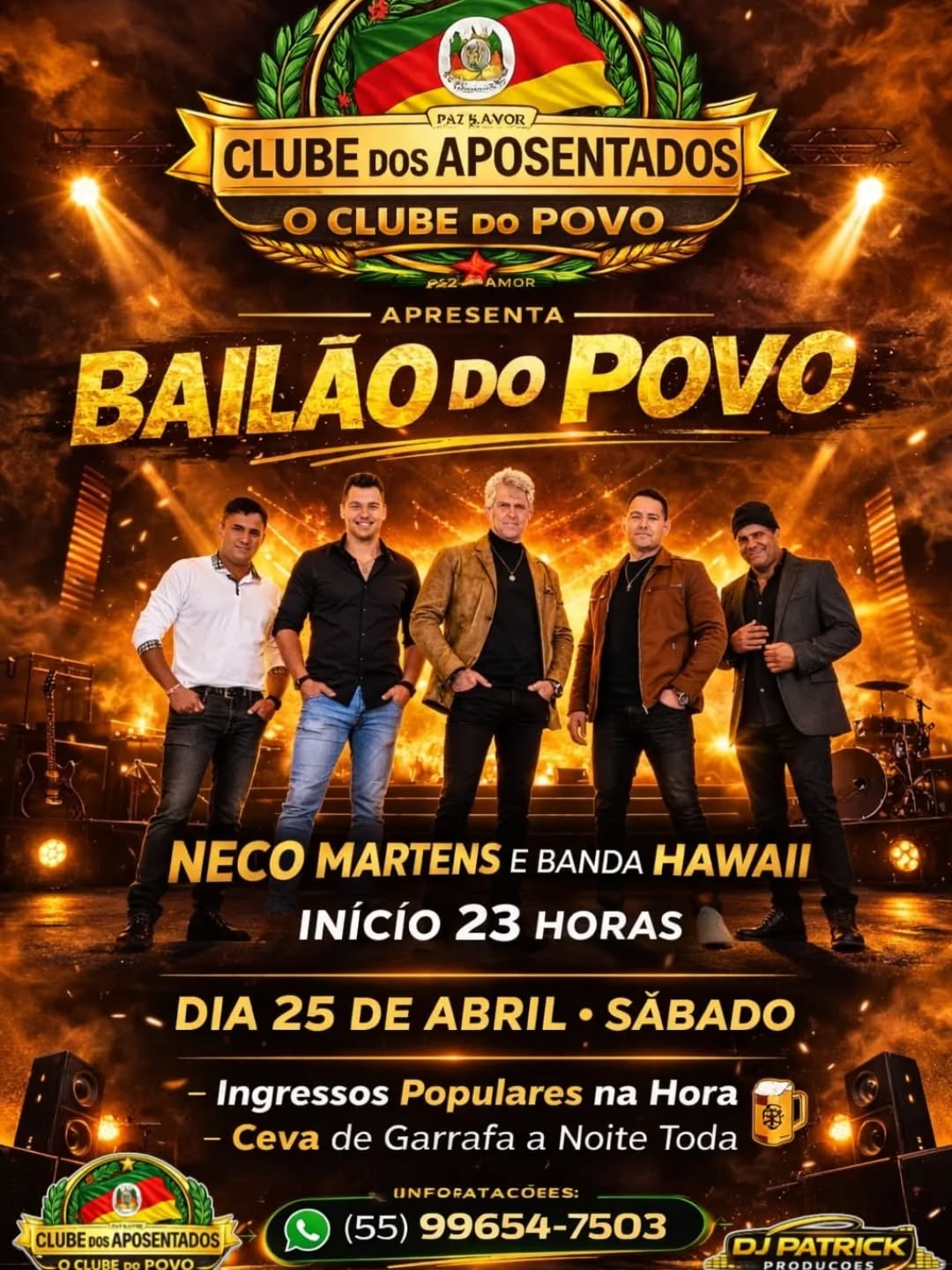 Bailão do Povo - Neco Martens e Banda Hawaii