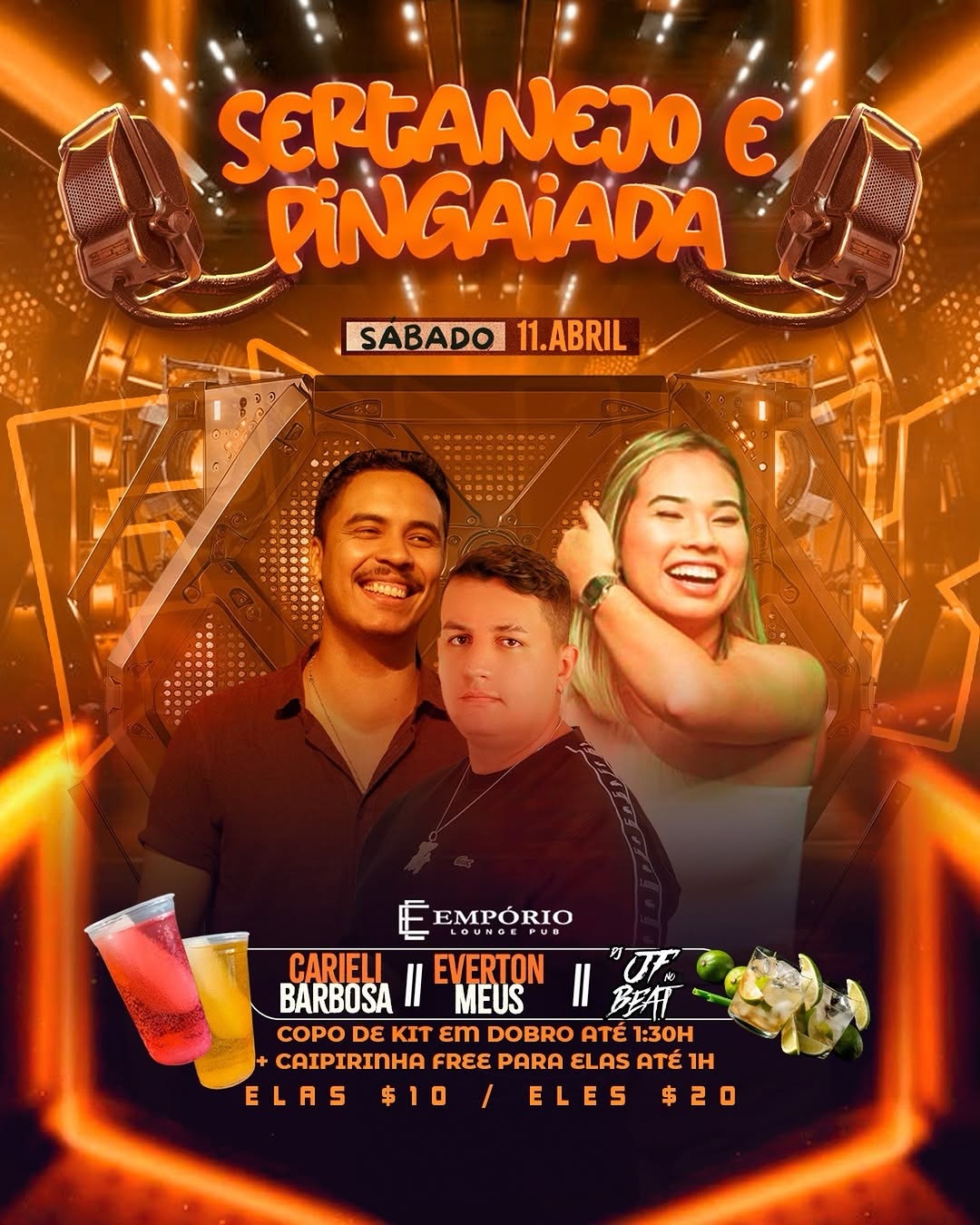 Sertanejo e Pingaiada - Empório Lounge