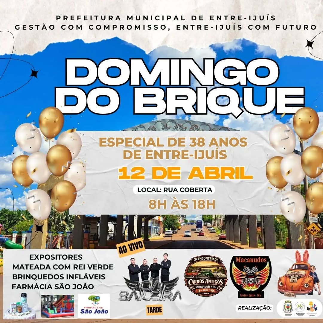 Domingo do Brique - Especial 38 anos de Entre-Ijuís (14ª Edição)