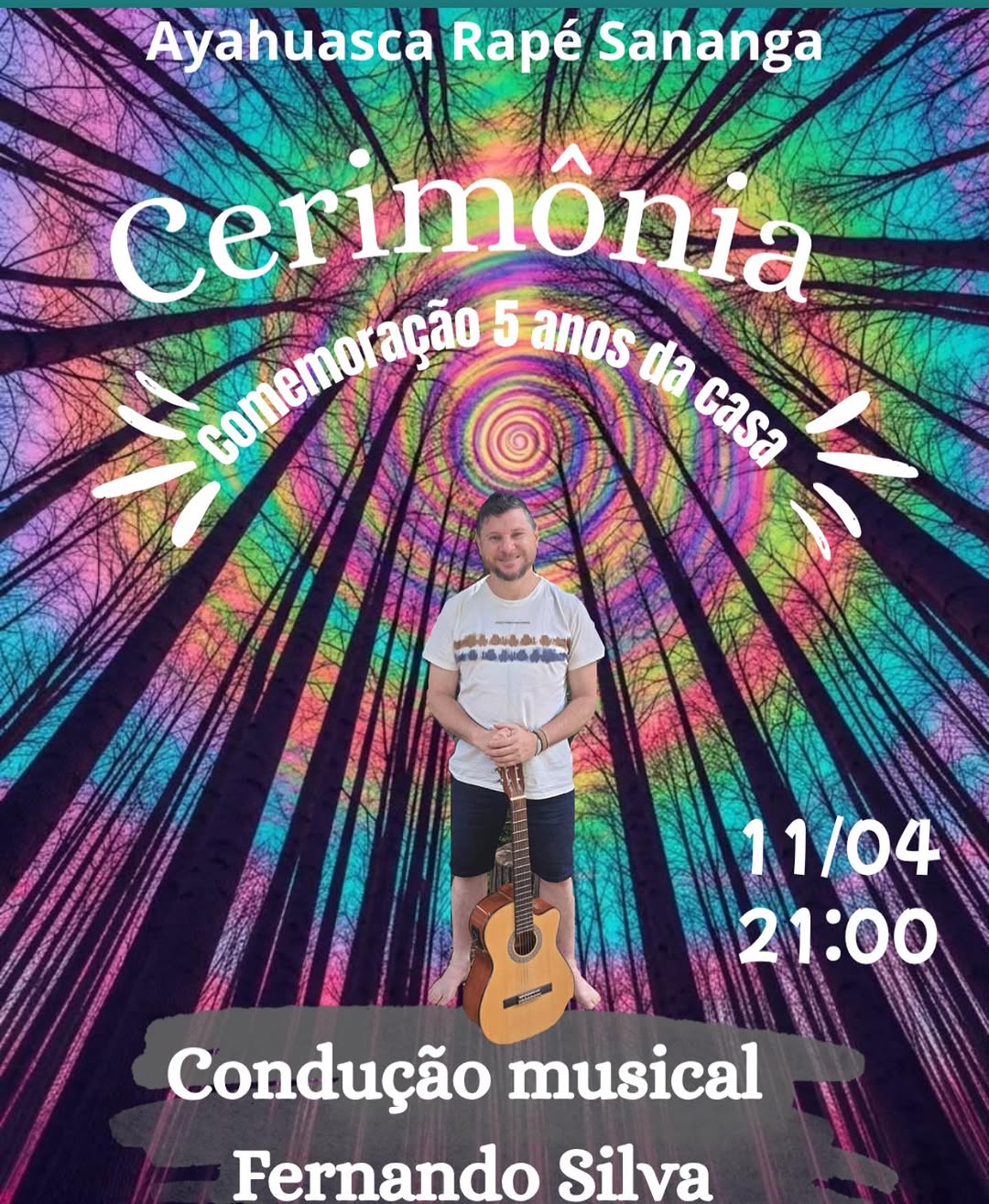 Cerimônia de Ayahuasca, Rapé e Sananga - Comemoração 5 anos da Casa Guerreiros da Vida