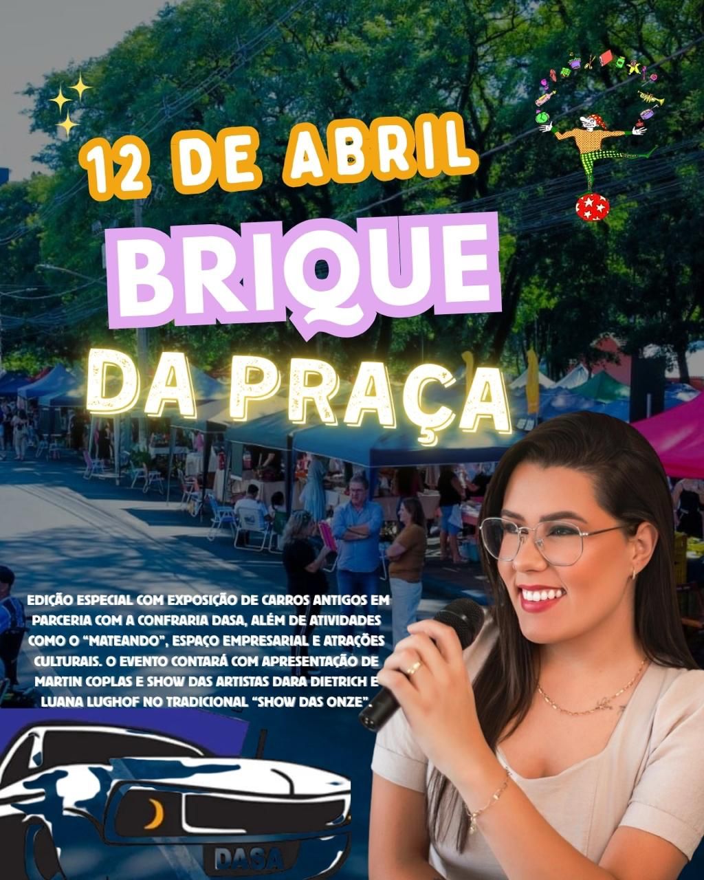 Brique da Praça - Edição Especial: Carros Antigos e Show das Onze