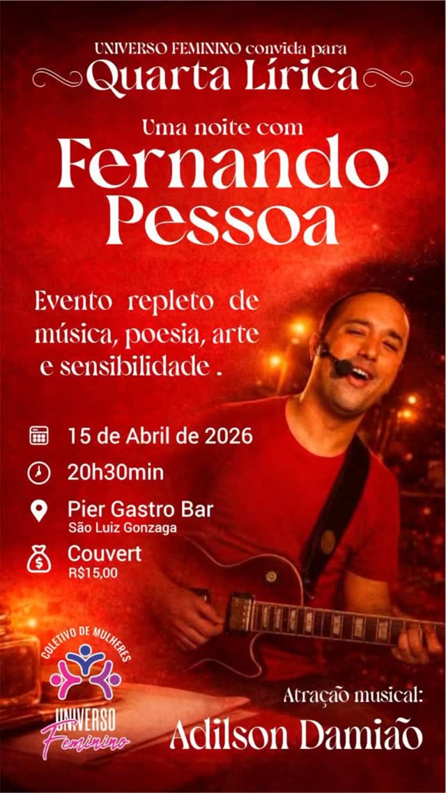 Quarta Lírica - Uma noite com Fernando Pessoa