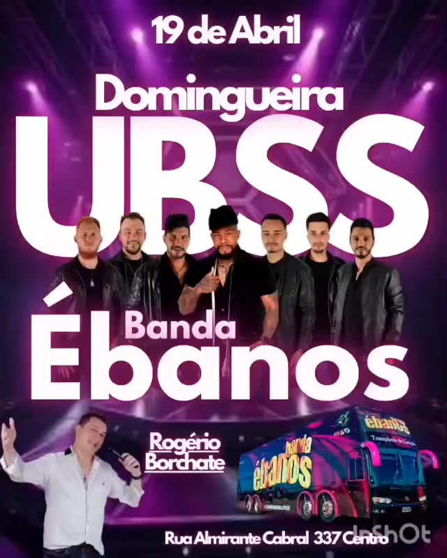 Domingueira UBSS - Banda Ébanos e Rogério Borchate