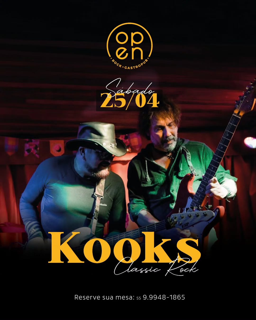 Kooks - Classic Rock | Open Rock Gastropub