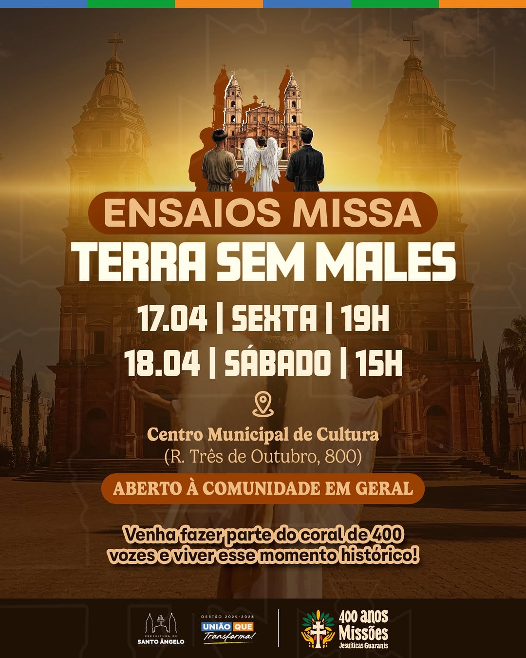 Ensaios Missa Terra Sem Males