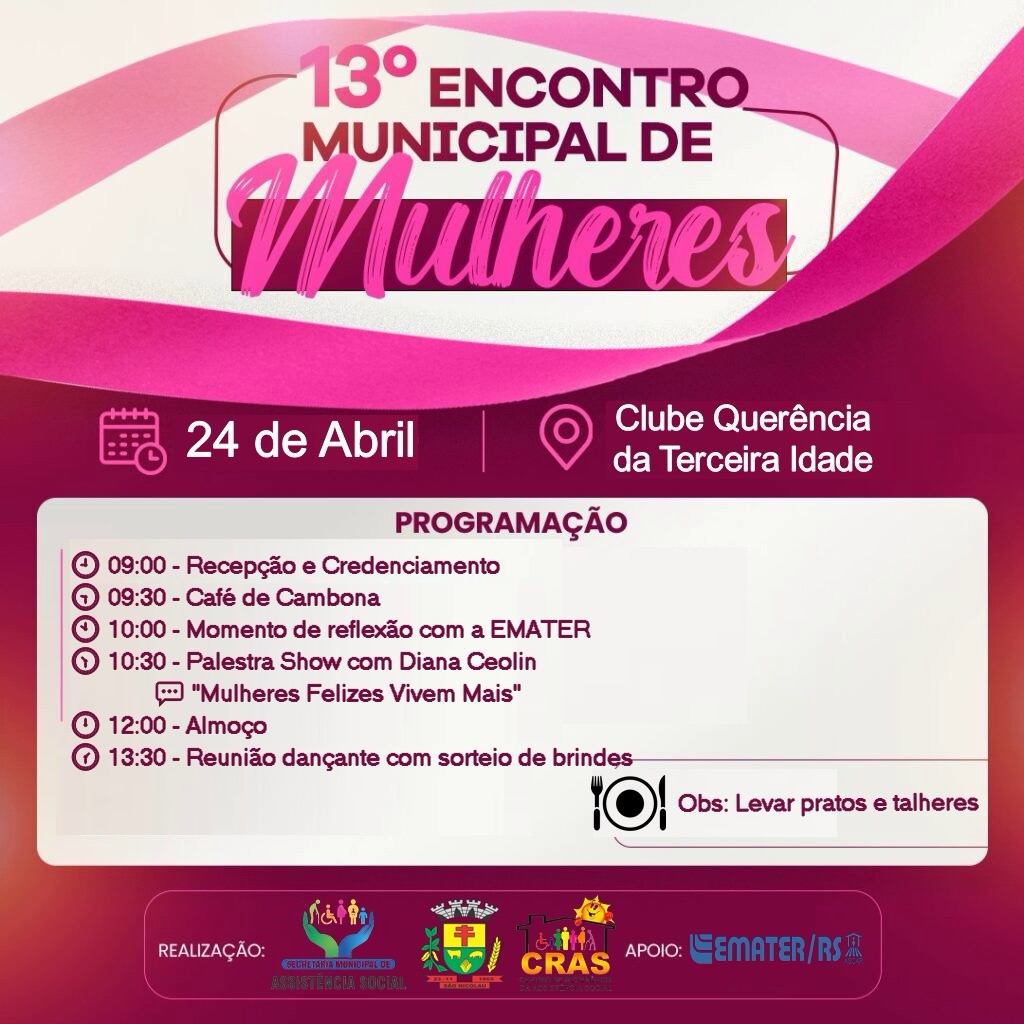13º Encontro Municipal de Mulheres