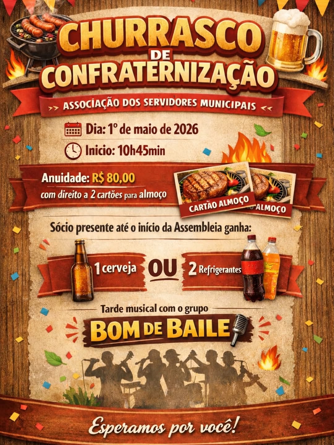 Churrasco de Confraternização