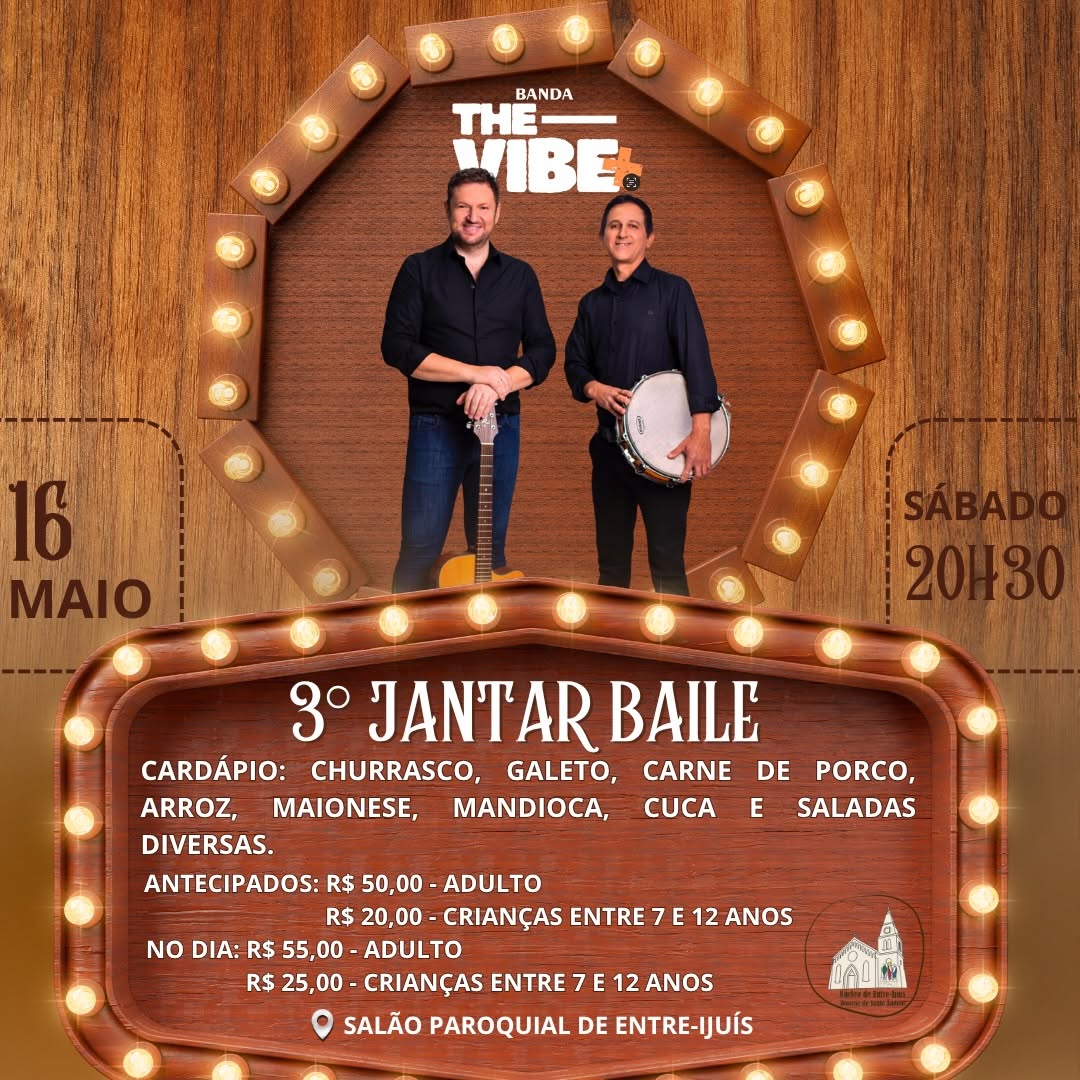 3º Jantar Baile do Emaús - Entre-Ijuís