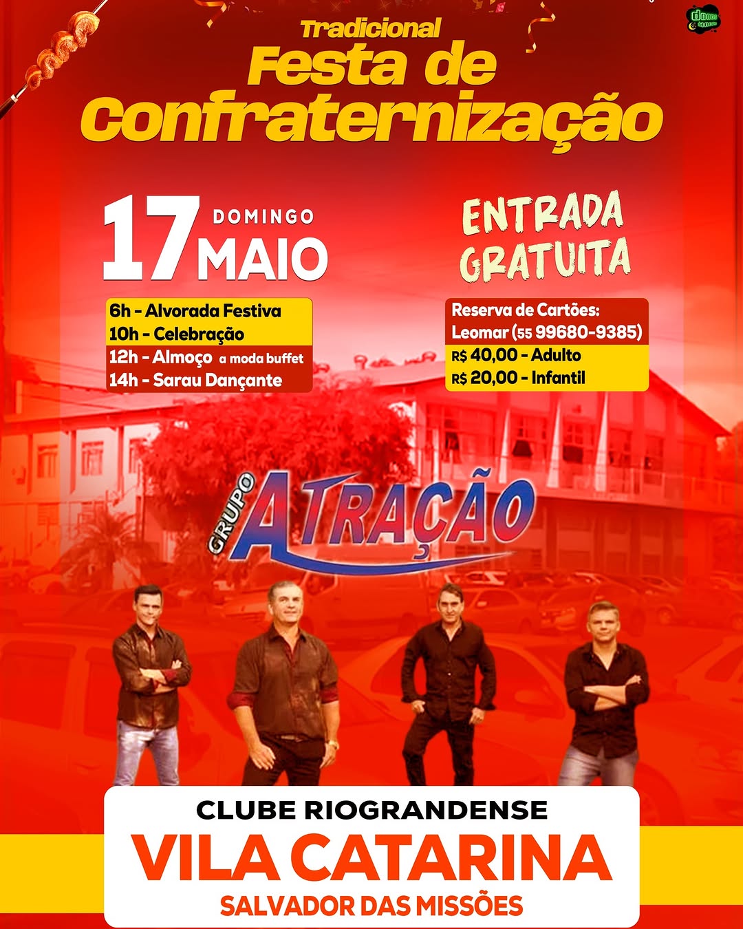 Tradicional Festa de Confraternização - Vila Catarina