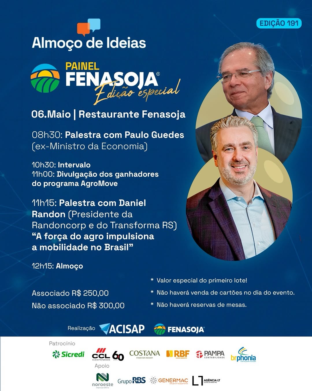 Almoço de Ideias - Painel FENASOJA (Edição Especial)