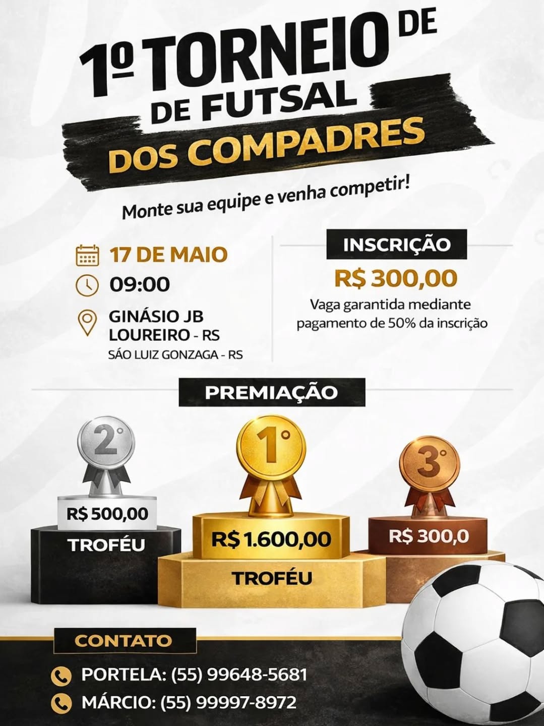 1º Torneio de Futsal dos Compadres