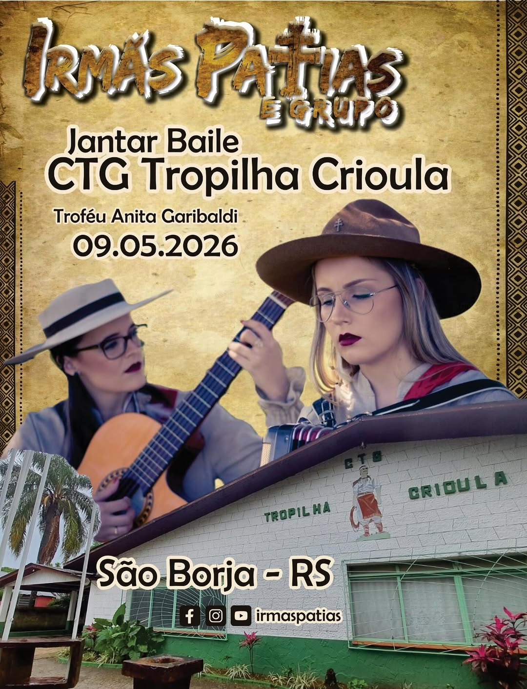 Jantar Baile Troféu Anita Garibaldi - Irmãs Patias e Grupo