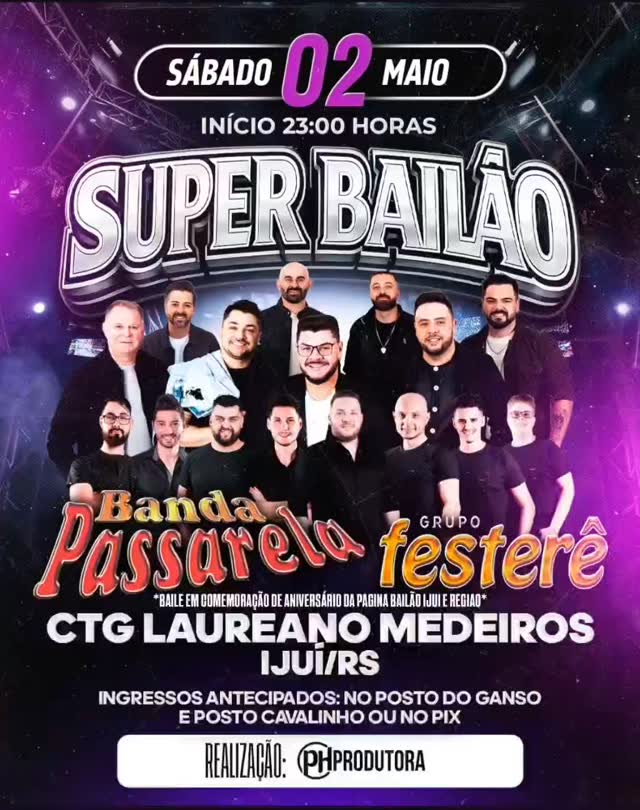 Super Bailão - Banda Passarela e Grupo Festerê