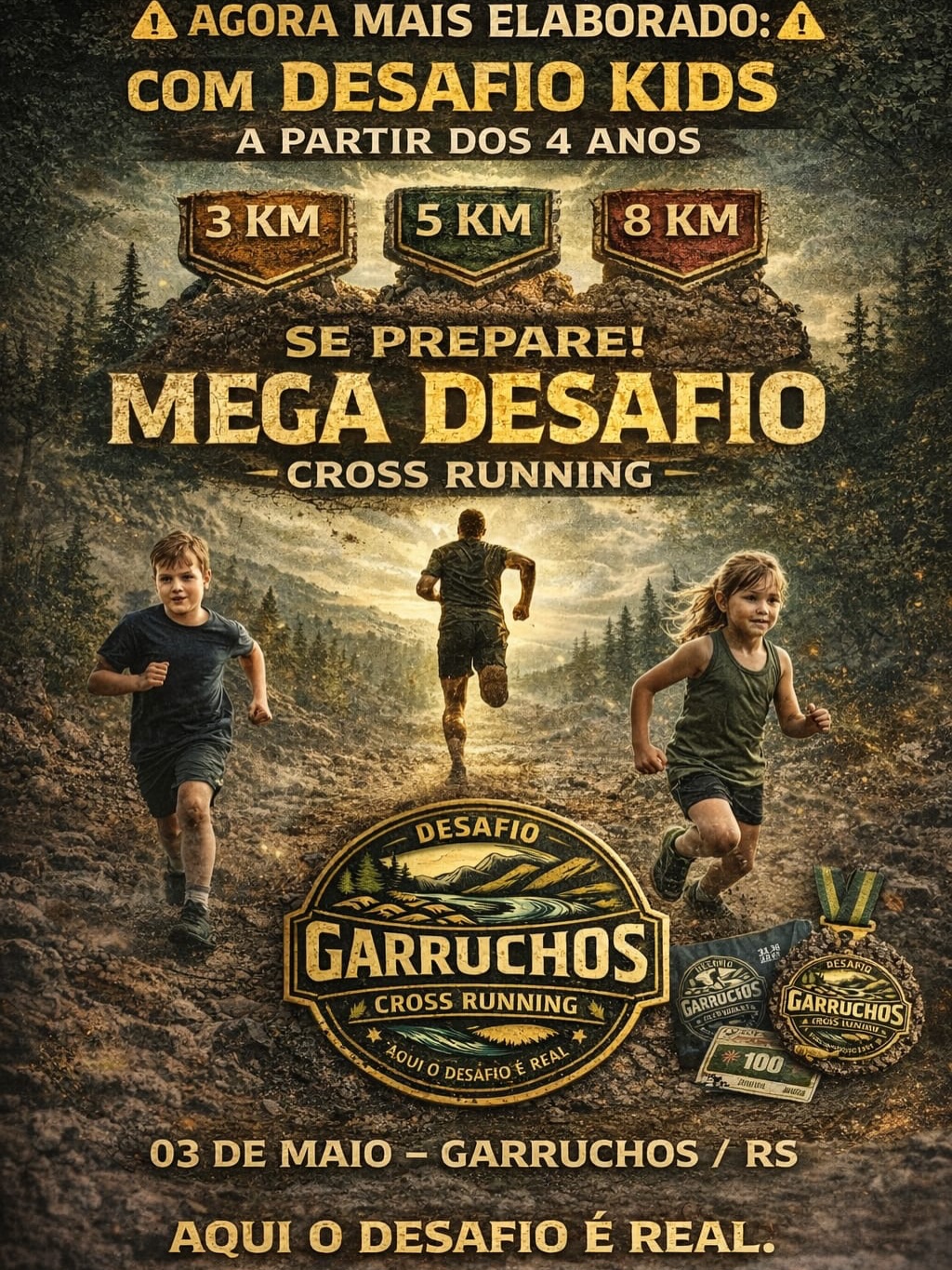 Desafio Garruchos - Mega Desafio Cross Running