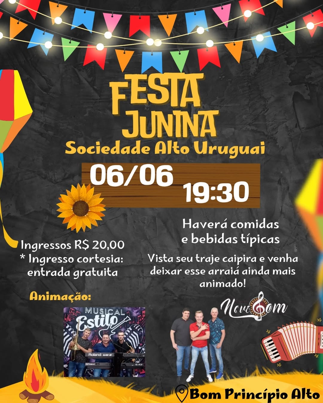 Festa Junina - Sociedade Alto Uruguai