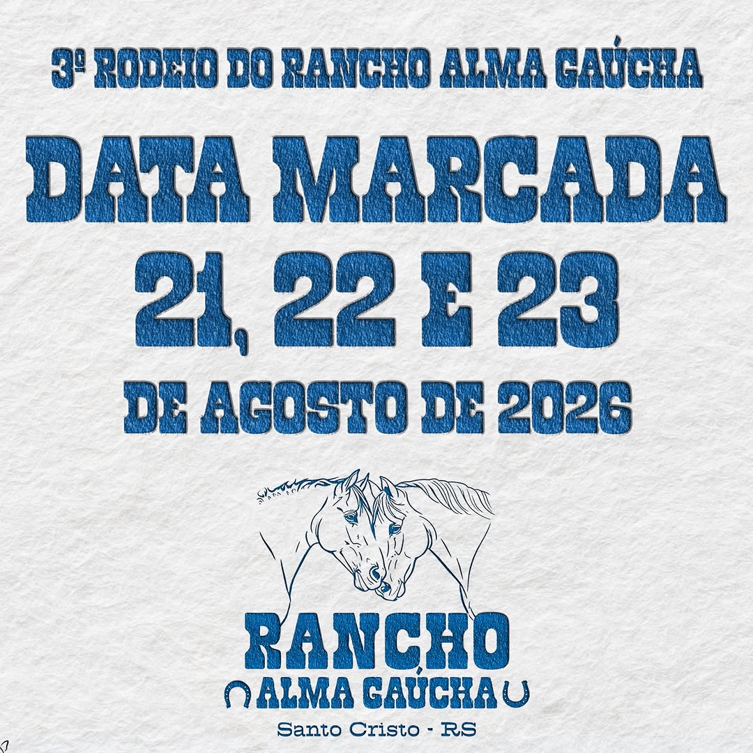3º Rodeio do Rancho Alma Gaúcha