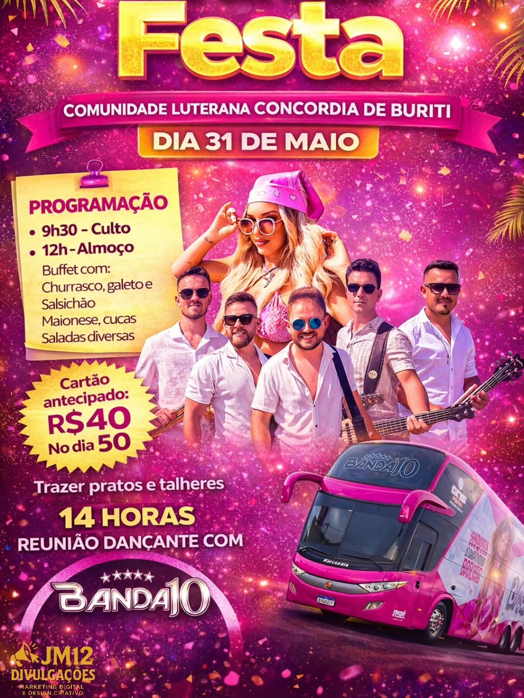 Grande Festa da Comunidade Luterana Concórdia de Buriti