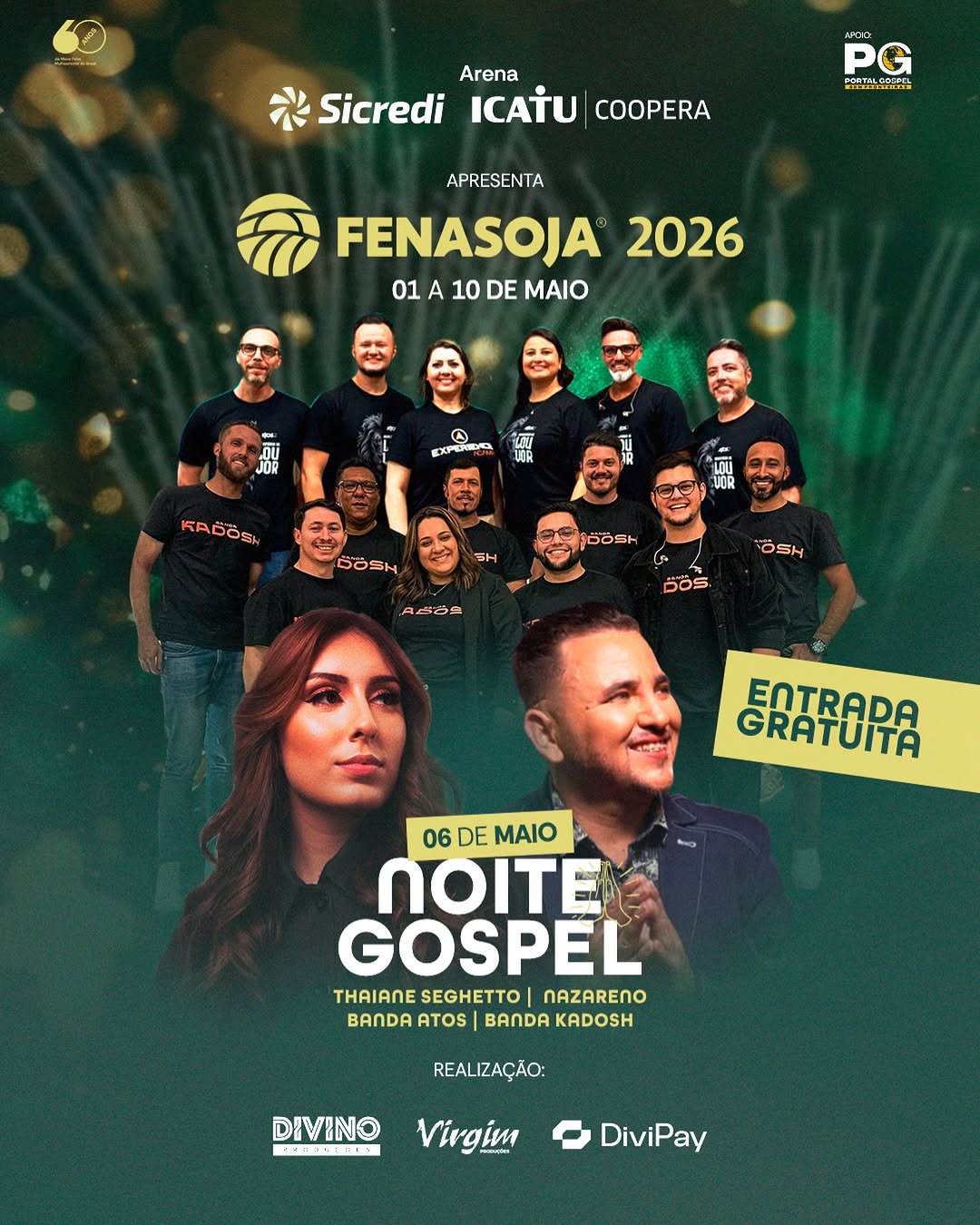 Noite Gospel - FENASOJA 2026