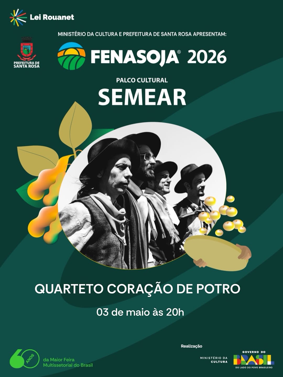 Quarteto Coração de Potro - FENASOJA 2026