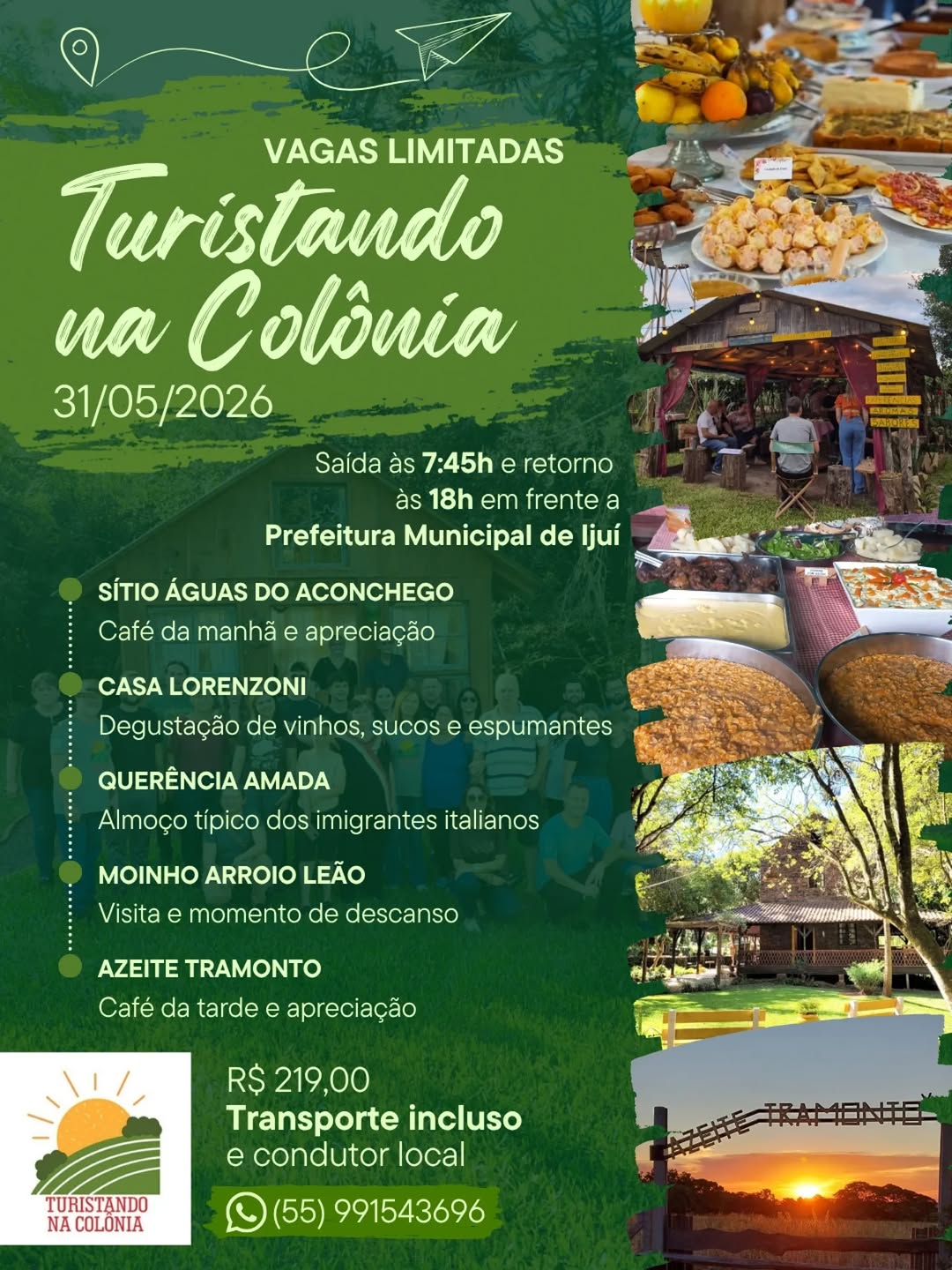 Turistando na Colônia