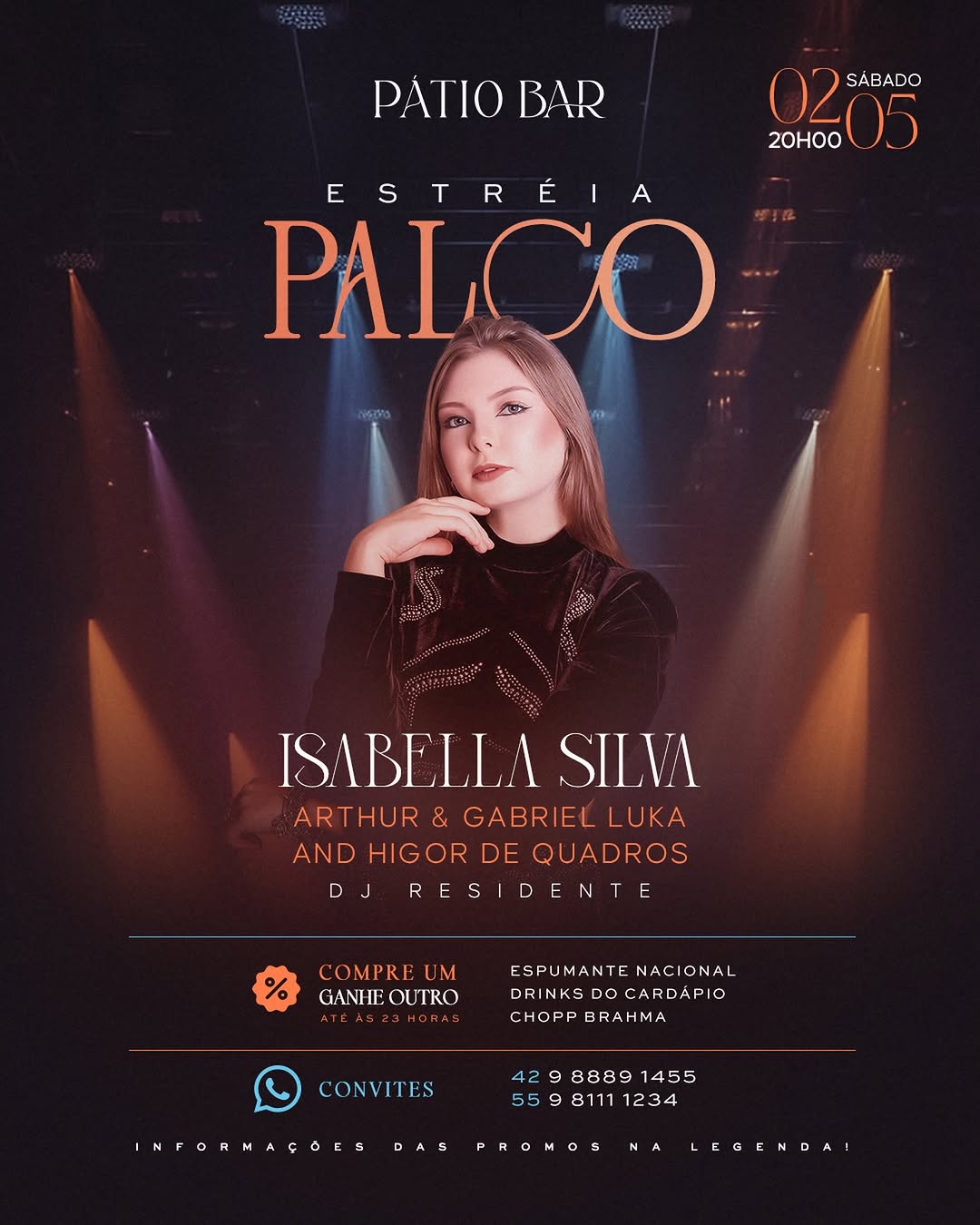 Estreia Palco - Isabella Silva no Pátio Bar