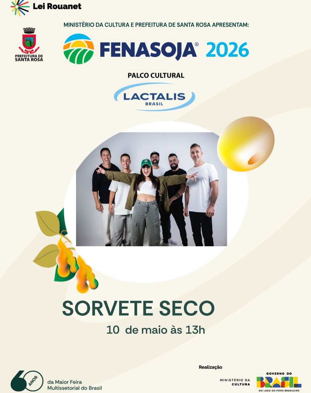 Sorvete Seco - FENASOJA 2026