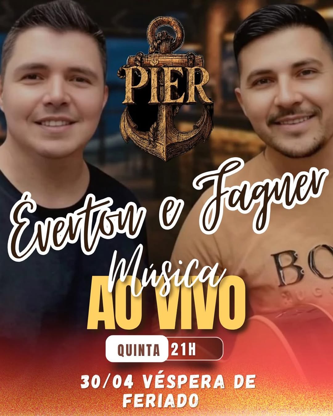 Everton e Fagner - Música Ao Vivo no Pier