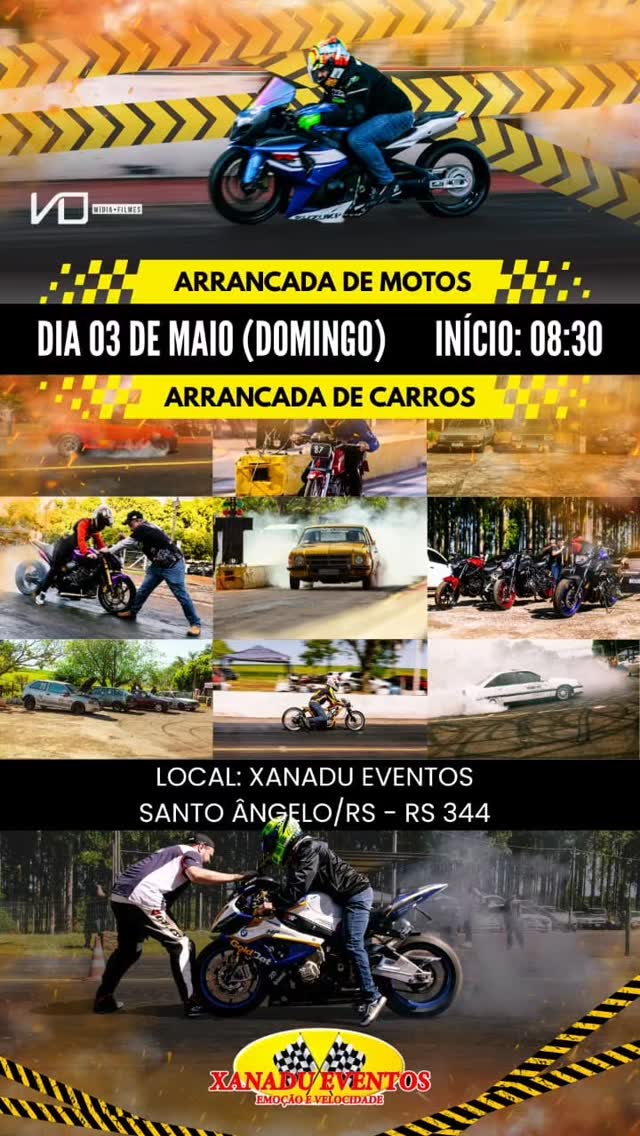 Arrancada de Motos e Carros - Xanadu Eventos