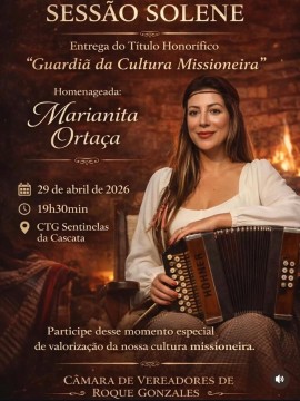 Sessão Solene - Entrega do Título Honorífico 