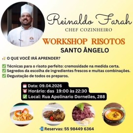 Workshop de Risotos com Reinaldo Farah