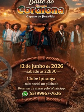 Baile do Grupo Cordiona - 32º Aniversário do CTG Francisco Casalini