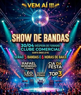 Show de Bandas - Clube Comercial