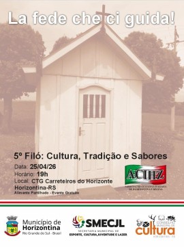 5º Filó: Cultura, Tradição e Sabores