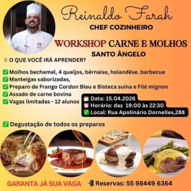 Workshop Carne e Molhos - Santo Ângelo